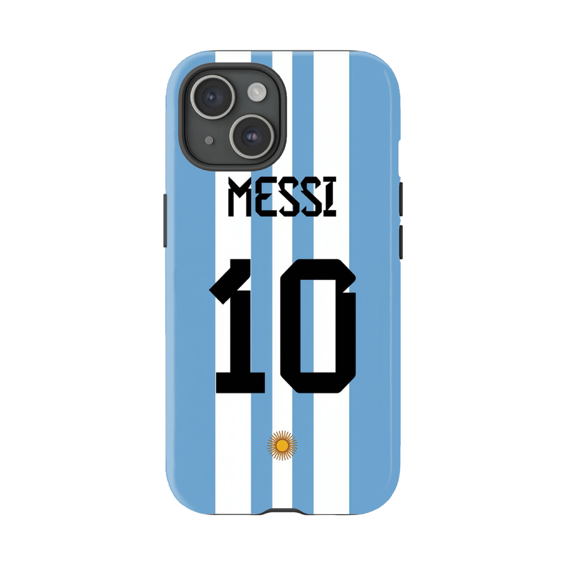 Funda Protectora Doble Capa para Apple 17air/16e/14/13/12, Modelo de Comercio Exterior Messi, Dos en Uno