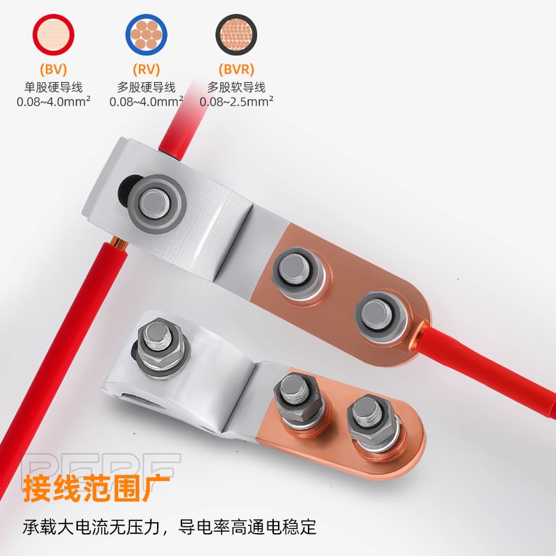 JKG-1铜铝过渡线夹 进户电表箱线夹铝线接铜线跨径T型分支接头|undefined