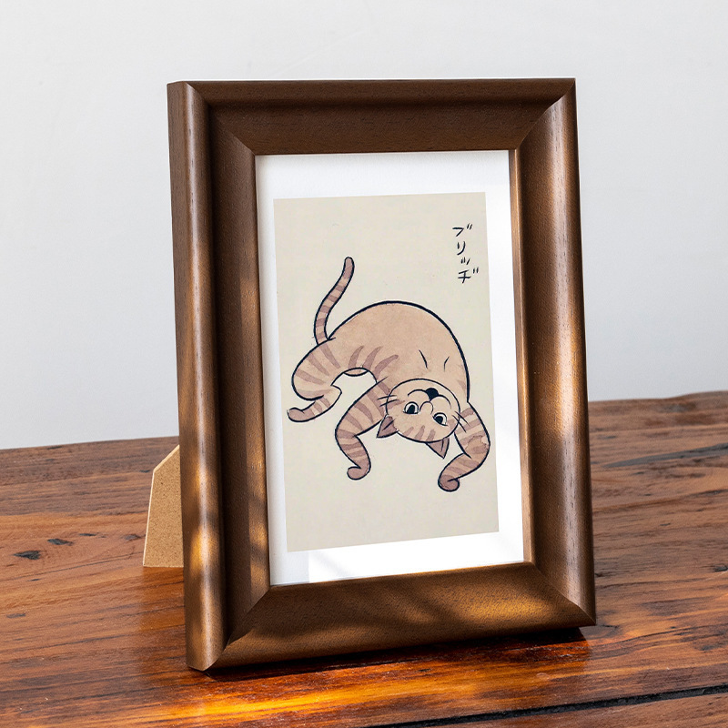 Solid Wood High-End Photo Frame Display Stand, Photo Printing and Artwork Creation, 6Di Desktop Ornament, 8 Plus Printing, 10inch Photo Frame Wholesale Solid Wood High-End Photo Frame Display Stand, Photo Printing and Artwork Creation, 6Di Desktop Ornament, 8 Plus Printing, 10inch Photo Frame Wholesale