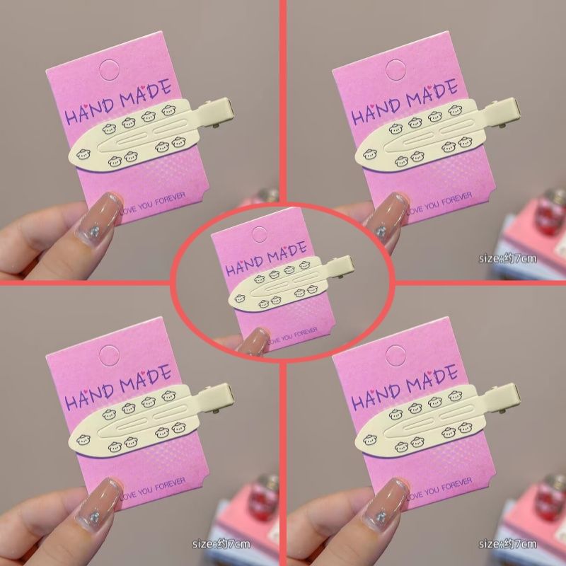 베이지색 강아지 사이드 클립(1개)