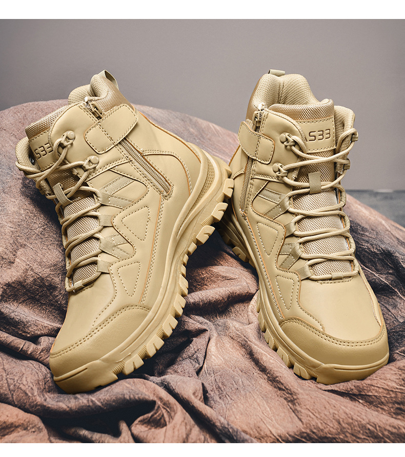 Neue Kampfstiefel, Herren-Campingstiefel, Militär-Trainingsstiefel, Herren-Wanderschuhe, Wüstenarbeitsstiefel, Herrenschuhe_voghion.com