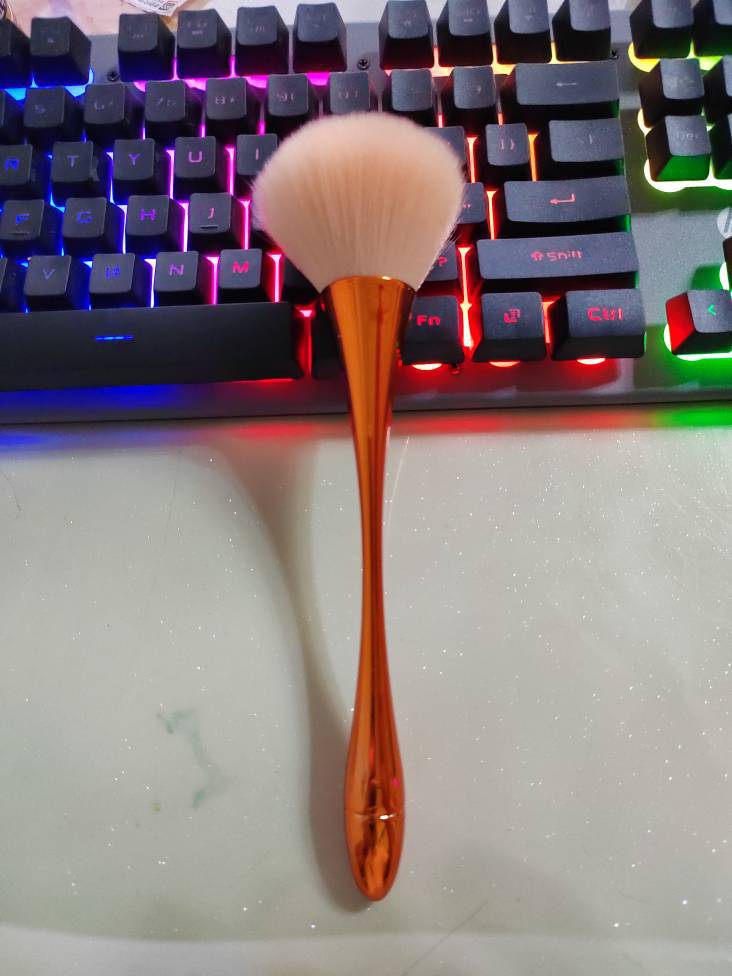 Nuevo solo pequeño cepillo de maquillaje de la cintura herramienta de belleza de plástico cubilete polvo suelto rubor cepillo herramienta de maquillaje individual