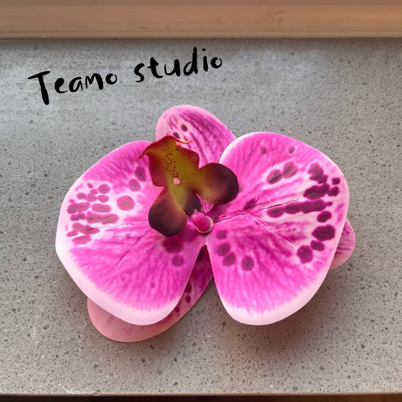 胡蝶蘭シミュレーション花お土産3dプリントフィルム高品質花頭装飾風呂敷精致結婚式|undefined