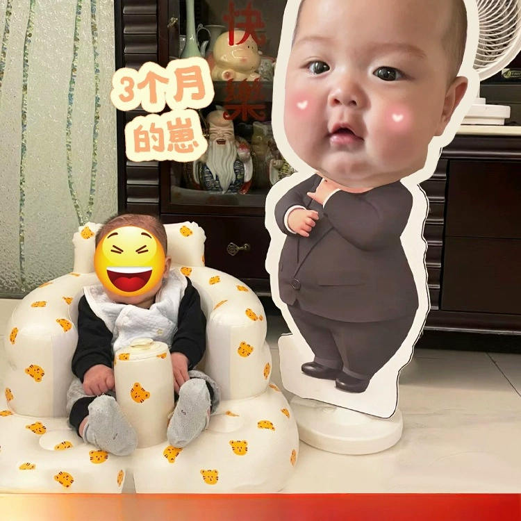 Украшение для банкета на 100 дней ребенка, приветственный знак, фигурка на день рождения, украшение на подставке, полнолуние, доска на 100 дней, фон на заказ