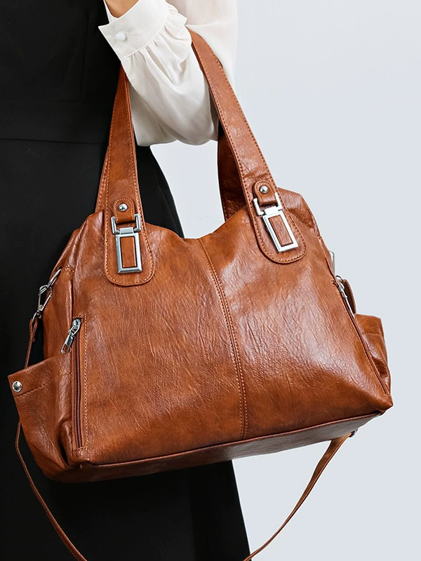 Summer capacious one-shoulder bag, bag strap, European style