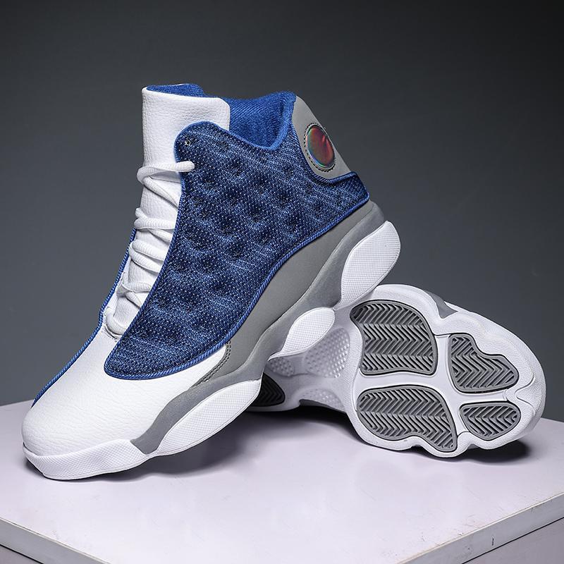 Cross-Border Large Size Breathable Shoes Autumn and Winter Aj13 High-Top Indoor and Outdoor Basketball Shoes Men's Shoes Running Professional Sports Shoes Wholesale Cross-Border Large Size Breathable Shoes Autumn and Winter Aj13 High-Top Indoor and Outdoor Basketball Shoes Men's Shoes Running Professional Sports Shoes Wholesale