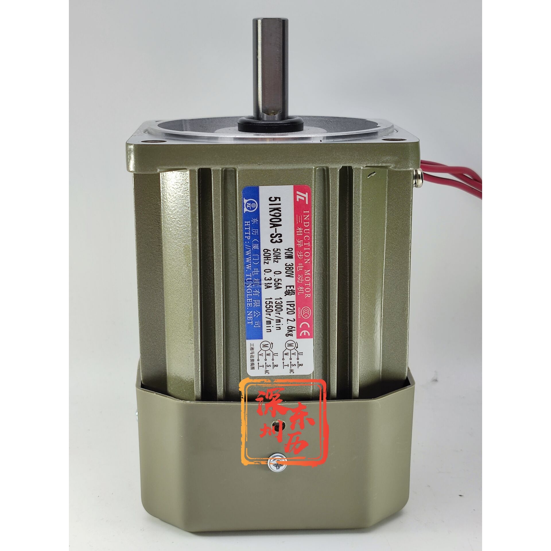 TL厦门东历三相异步电动机5IK90A-S3 90W 380V TUNGLEE减速马达