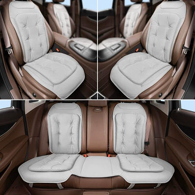 Four Seasons Pad — Car Seat Cushion, Universal Breathable and - off-white-seven-piece-vehicle-set-no-standard-model-please-note-the-car-logo