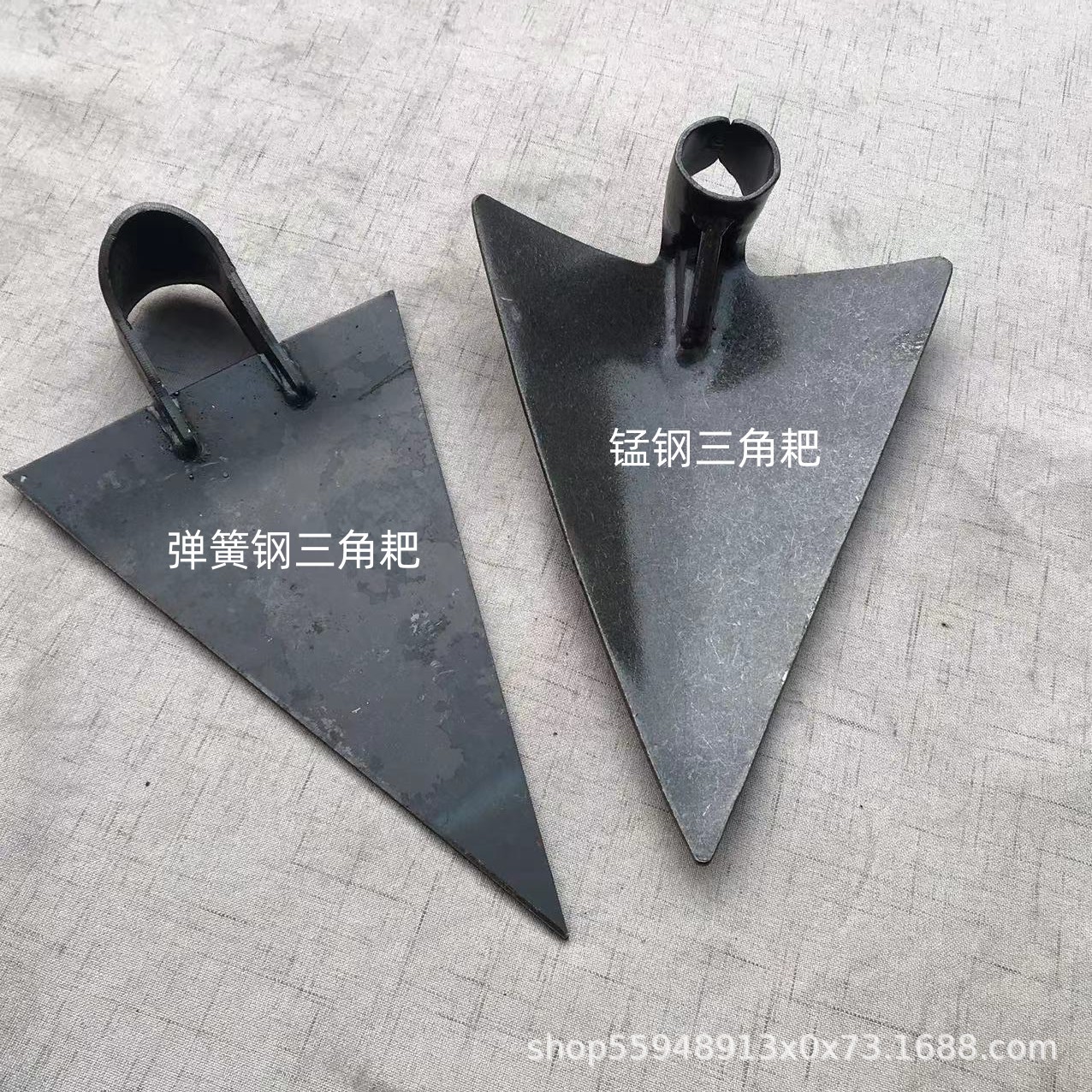 包邮矿山尖耙尖锄头加长尖耙水泥耙钢三角锄弹簧钢三角耙加长尖锄