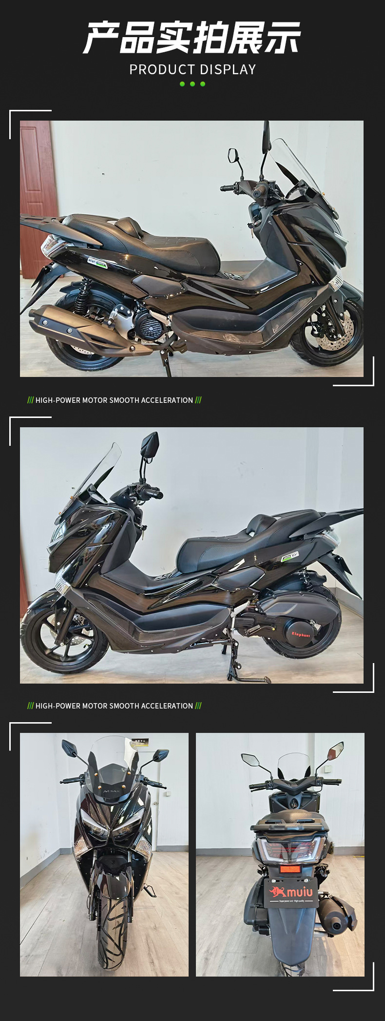 Exported Warrior 3Rd Generation Motorcycle with Dual Disc Brakes, 150Cc Gasoline-Powered Scooter for Overseas Wholesale