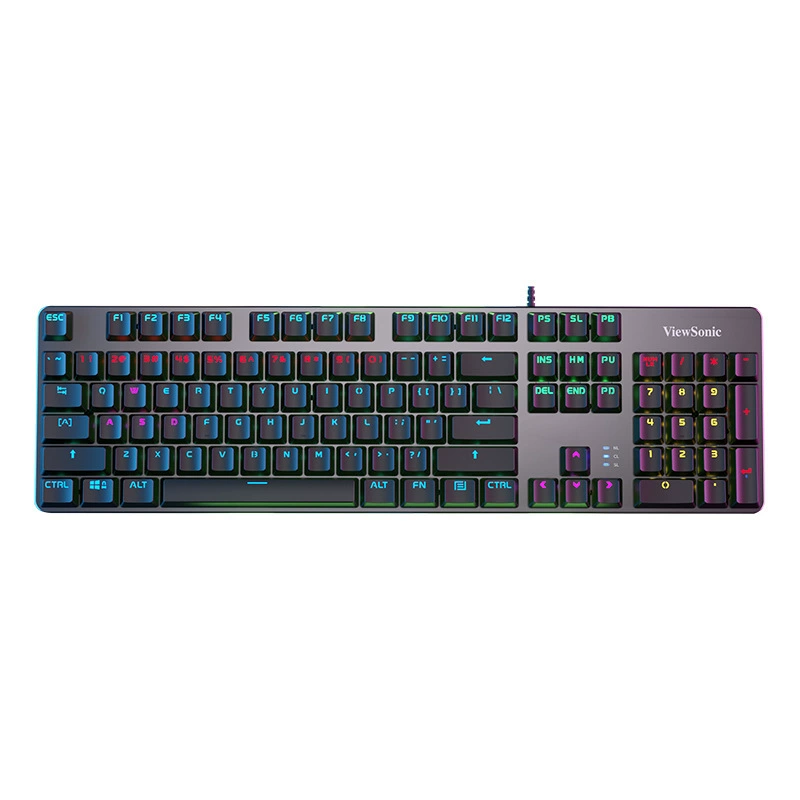 Игровая механическая клавиатура Viewsonic Youpai KU520, «едят курицу» (для игр), синие переключатели, без подсветки