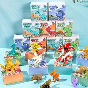 Boxed Assembled Dinosaur Toys diy Educational Assemblage Combination Deformed Boys and Girls Holiday Gift Kindergarten