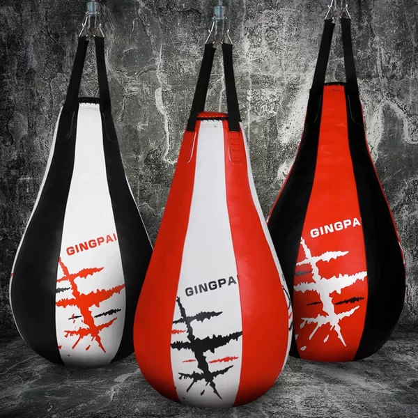 Boxing sandbag pear-type hanging fitness sandbag Sanda solid adult home children professional fight training sandbag