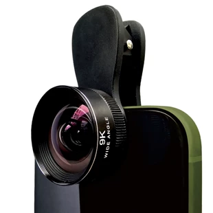 Mobile phone, glass lens, optics