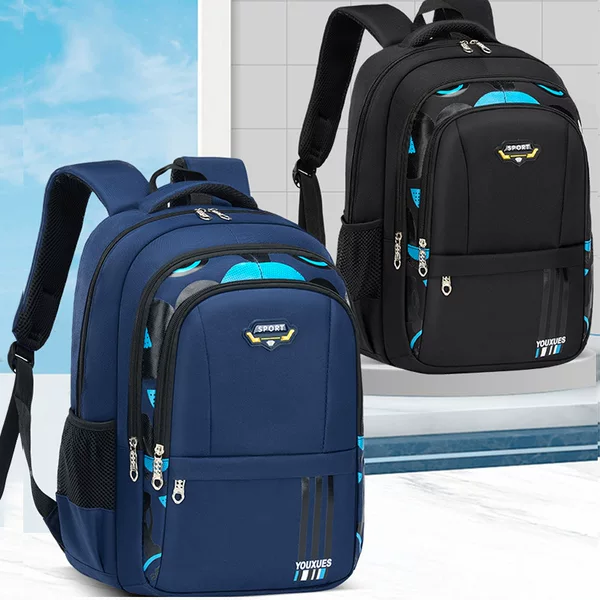 New schoolbag manufacturers wholesale lightweight wear-resistant large capacity junior high school backpack printable