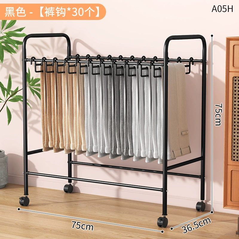 Trousers, storage system, universal drying rack