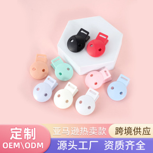 Customized Baby Abs Clip-On Pacifier Clip Anti-Drop Chain Soothing Teether Pacifier Clip Anti-Lost Plastic Toy