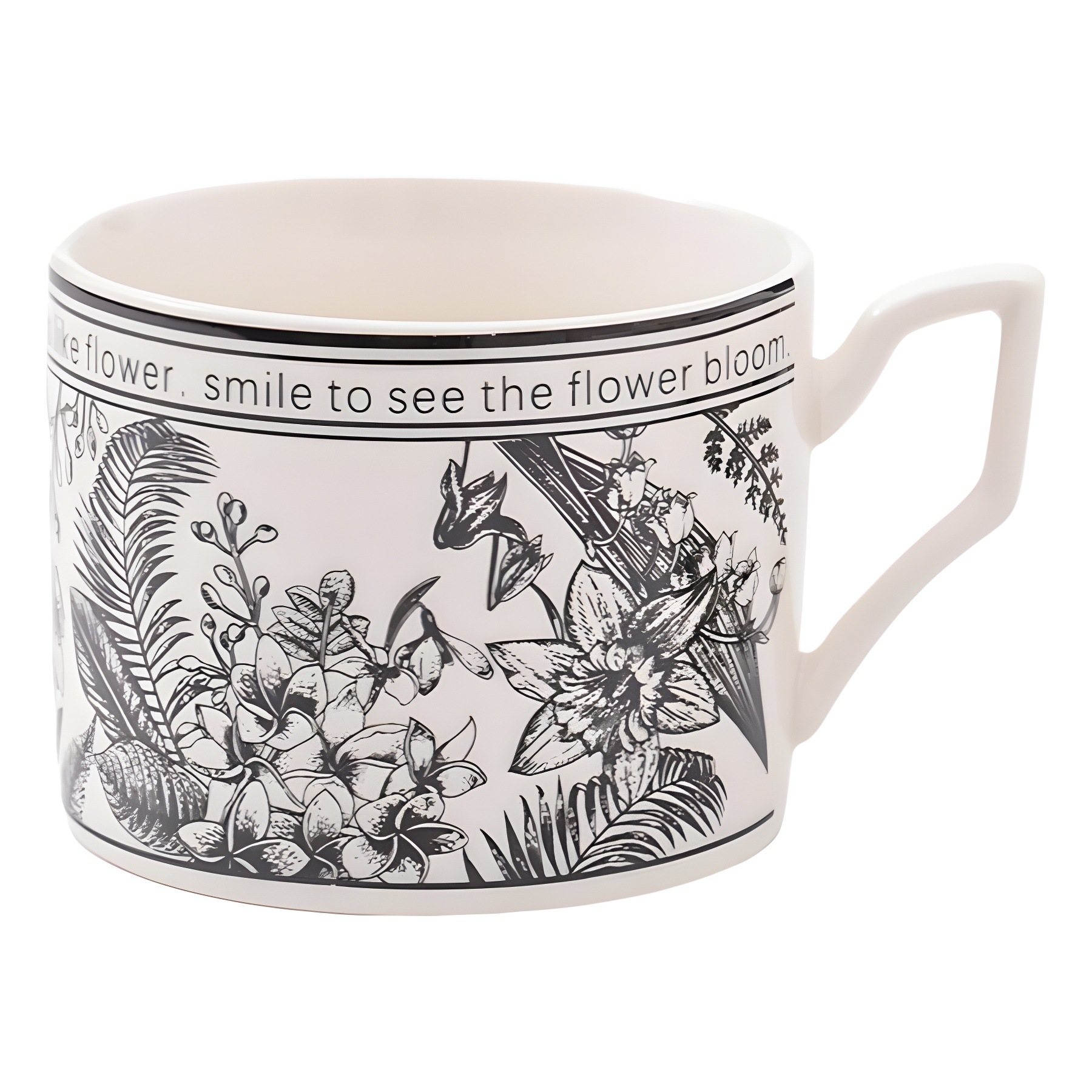 Taza de café de cerámica de punto de onda lujosa, taza de alta calidad, taza de té, plato, caja de regalo transfronteriza