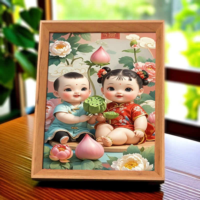 Кукла для мальчиков, постер, рамка для фото, дракон и феникс
