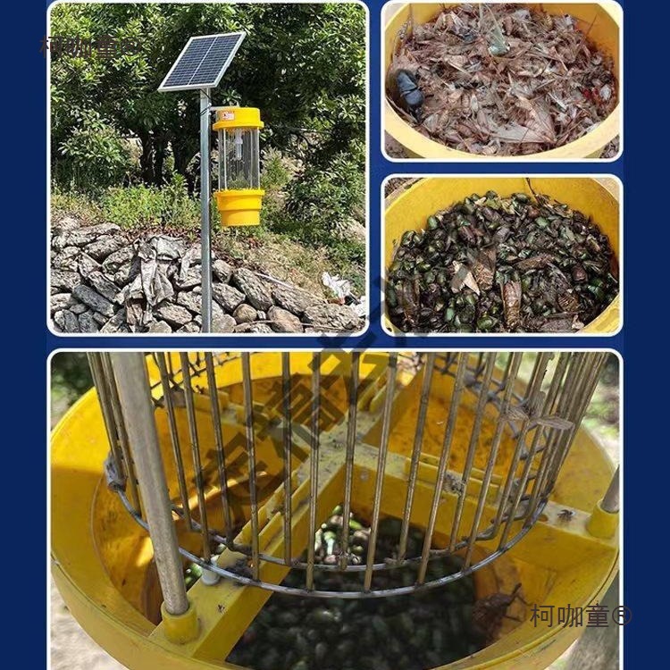 户外农用杀虫灯光控太阳能强力高效灭虫灯果园养殖诱虫灯厂麦太保