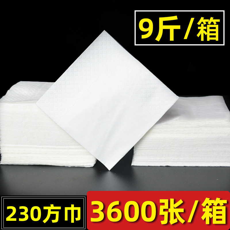 Commercial square tissue paper towel bulk napkin restaurant coffee restaurant milk tea burger shop take-out paper towel