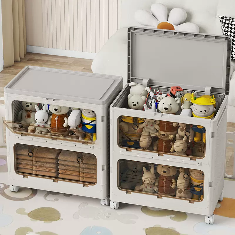 衣服收纳箱大容量超大翻盖加厚衣物被子家用整理神器整理箱储物柜