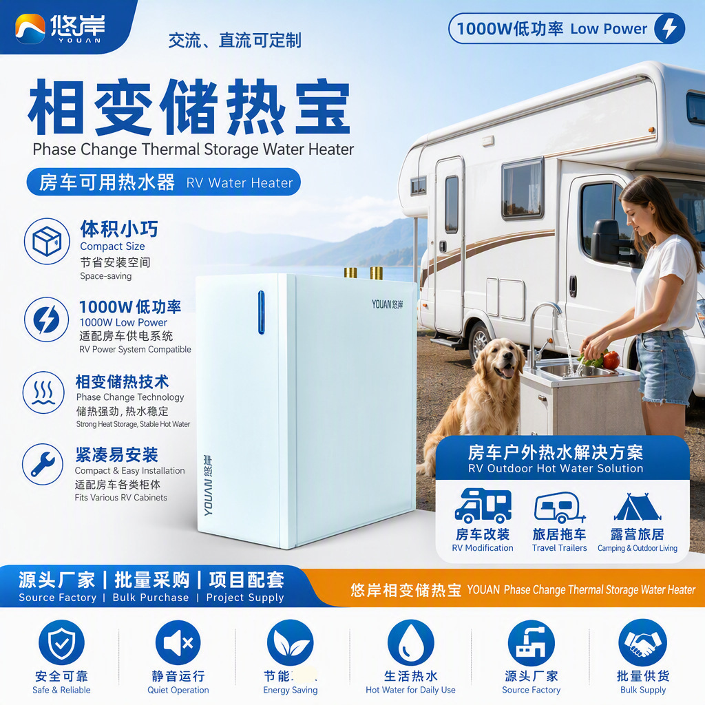 房车户外小厨宝热水器迷你低功率车载热水器旅居露营洗漱淋浴热水