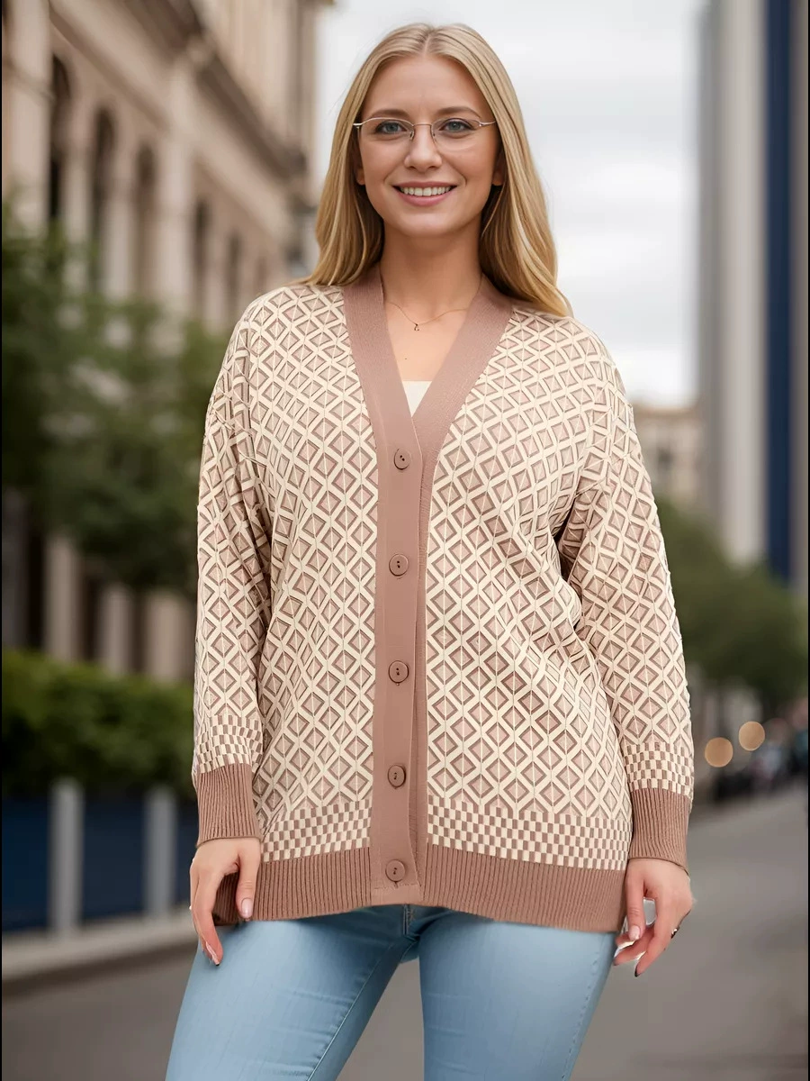 Кардиган удлинённый вязанный knitted sweater наружный