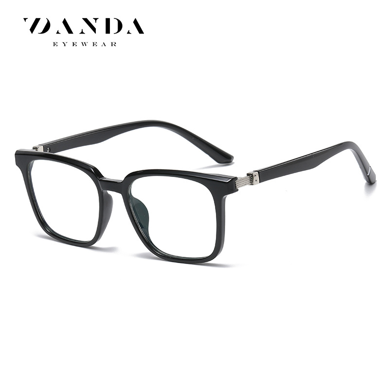 Nueva luz anti-azul gafas ultra-luz TR90 gafas lisas TJ866 hombres y mujeres de la misma caja artística miopía gafas marco