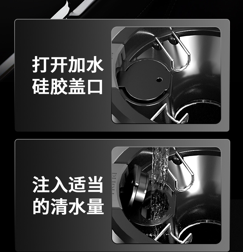 Car Ashtray Creative Transparent Water Tank Quick Smoke Extence Car Smoking Artifact One Button Open Cover Car Ashtray
