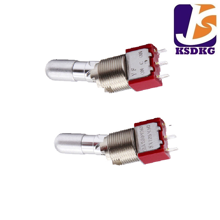 直销 MT-102 钮子开关自锁式摇柄开关 大圆头立式 三脚电源开关