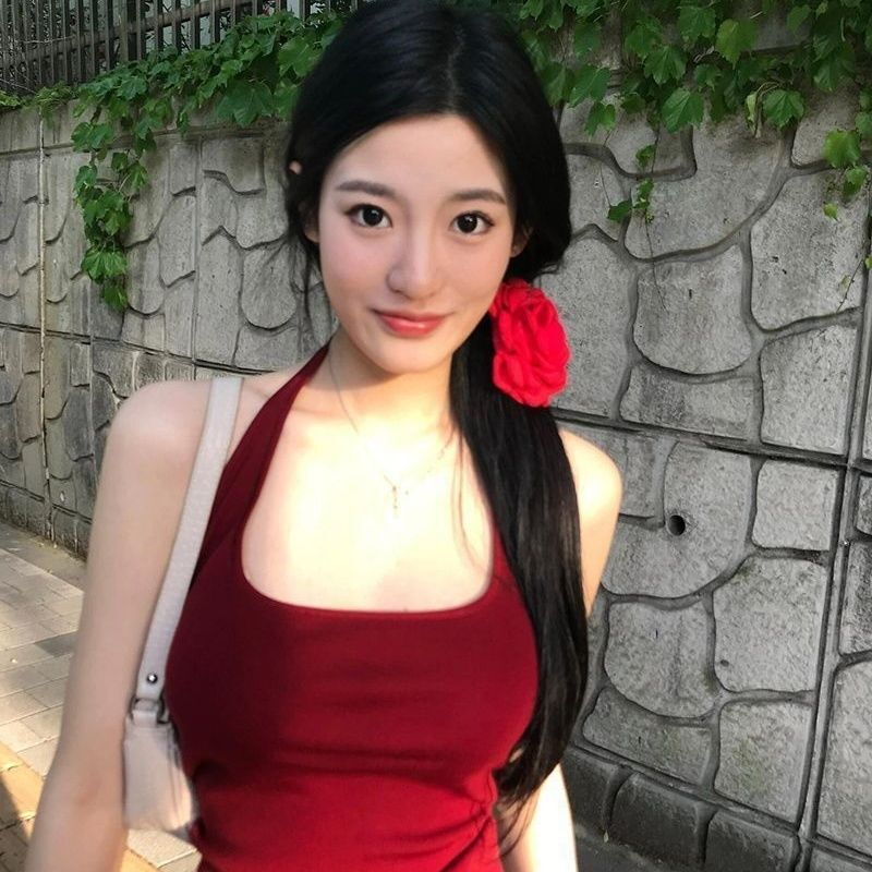 ホルターネックトップ、キャミソール、美しい背中の女性用夏用インナーとアウターブラ、胸パッド付き一体型ボトムチューブトップ|undefined
