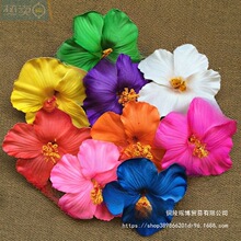 度波西米亚花鸡蛋花海边沙滩花朵发夹头花饰品头女甜美边夹扶桑