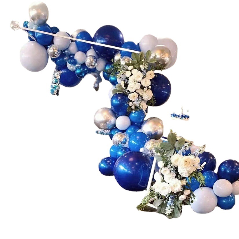 Juego de arco de cadena de globo, diseño de combinación, ambiente de alto nivel, decoración de fiesta de cumpleaños de apertura, paquete de aniversario