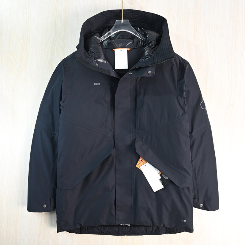 Men's Clothing Good Stuff 261/5 Outdoor Sports and Leisure 90% Gray Goose down Water-Repellent Hooded Warm down Jacket