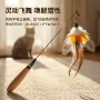 波点仿真互动羽毛逗猫棒