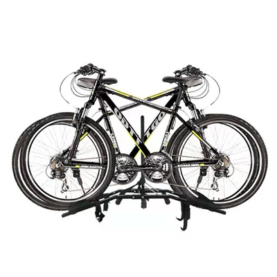 Car bike rack, car trunks, dual-bike mounting alloy