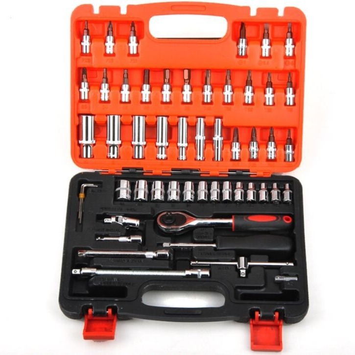 53件套筒组套机汽修家用 源头工厂产品 可选装批头和24-72快速