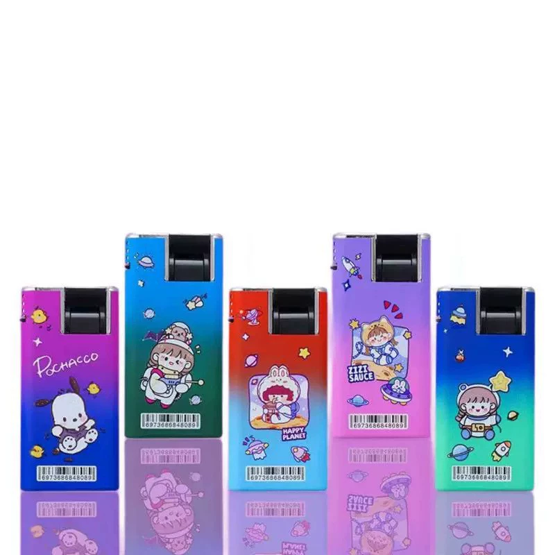 Оптовая продажа от производителя: зажигалка Zhengda F09 Jinbohong 8059, креативная металлическая прямая зажигалка с выдвижным механизмом зажигания.