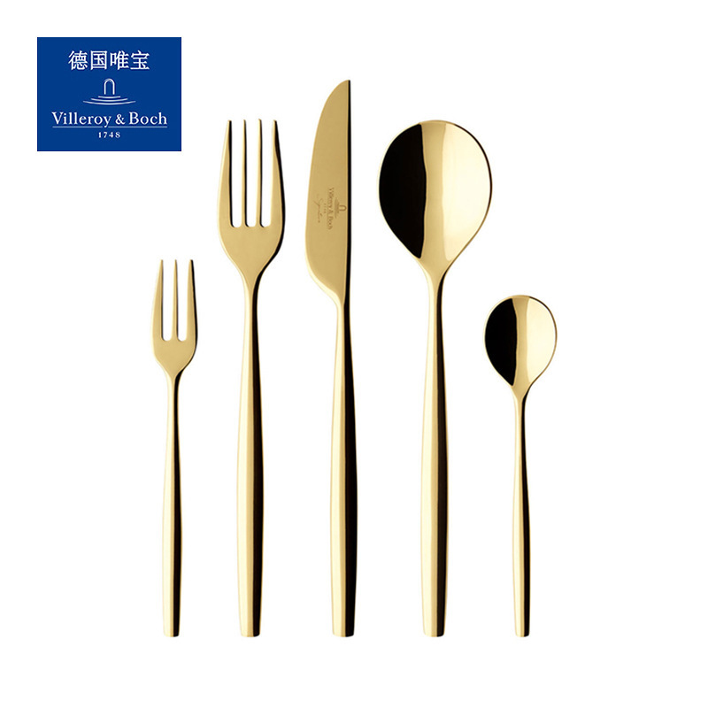 German villeroyboch Weibao Single Western-style Knife, Fork and Spoon Household Restaurant Tableware suit Urban Shangpin