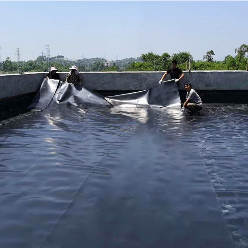 산업 포장 필름 불투과성 지막 저수지 양식 PE 필름 부식 방지 블랙 지막