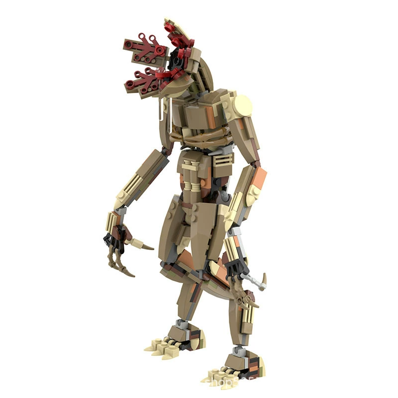Lego, constructor, set, toy for boys, small particles, monster
