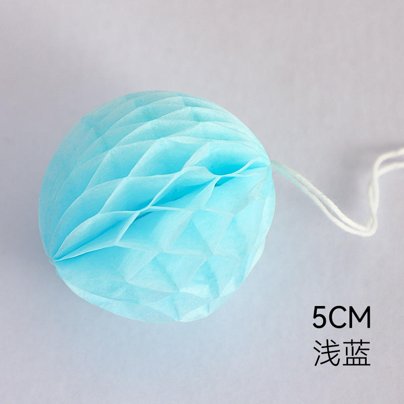 Linterna de panal de Año Nuevo decoración de barril pequeña linterna de color papel de panal dibujo de flores de fondo pared decoración