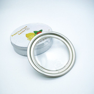No. 211 Transparent Easy-Tear Lid 65mm High Barrier Aluminum Ring Transparent Lid Food Packaging Aluminum Foil Lid