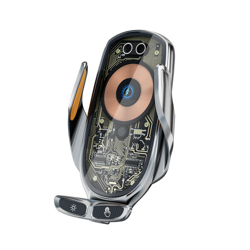 66-watt punk-style super-fast wireless car charger, multi-functional smart wireless phone stand for cars