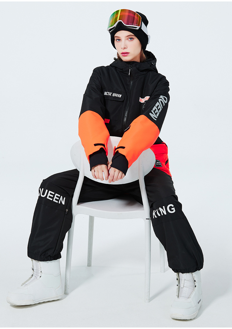 Men's Clothing Ski suit set for men and women couples warm and thick ski suit set single board double board ski suit_viptrois.com