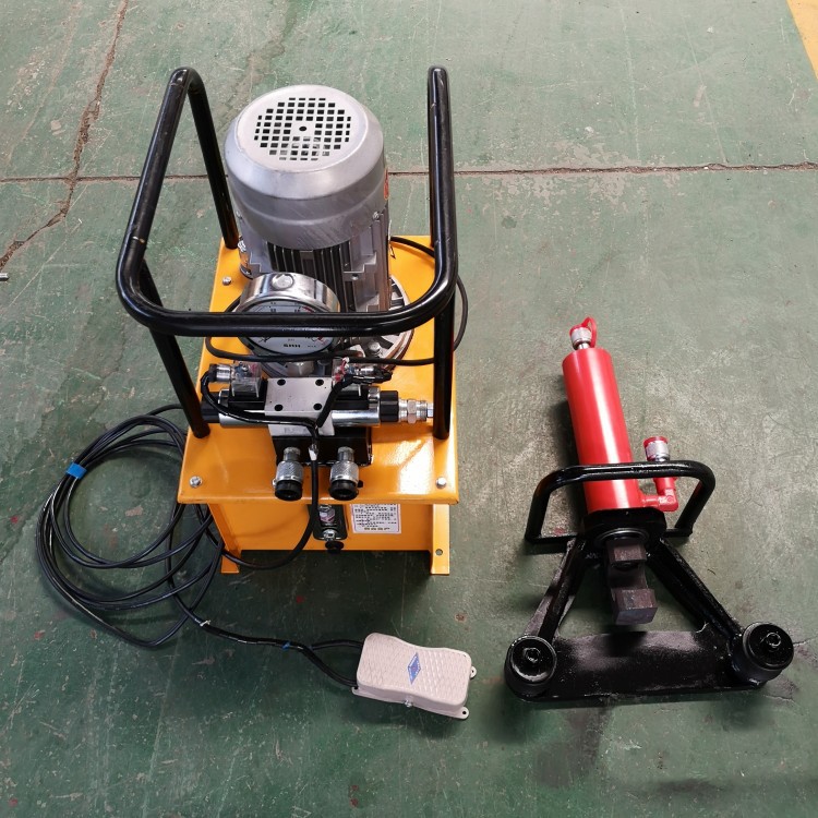 手持钢筋弯曲调直机25/28/32/40型 工地液压手提式钢筋弯箍机