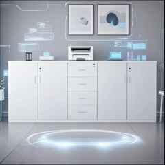 オフィスローキャビネットファイルキャビネットフロアスタンドフラワートラフサイドキャビネットパーティションロック付き情報収納ロッカー木製ロングキャビネット