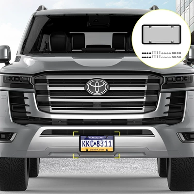 License plate holder/license plate holder, Plate Frame Transparent License Plate