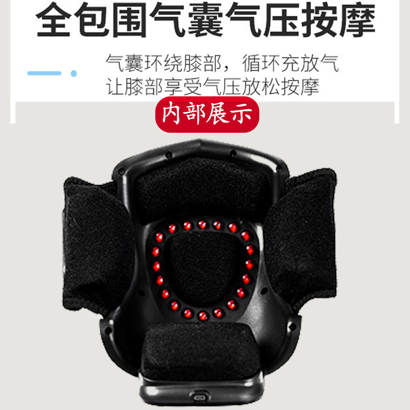 Homeza-regalo al por mayor, Protector de rodilla con calefacción eléctrica, masajeador de rodilla, vibración, compresa caliente, masajeador de articulaciones, instrumento de fisioterapia